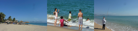 ニャチャンの海岸